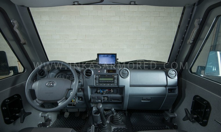Armored Ford F-550 Cash In Transit Vehicle Front Cabin Nigeria